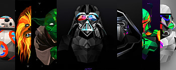 Movie - Star Wars Episode VII: The Force Awakens Darth Vader Stormtrooper Yoda BB- HD wallpaper