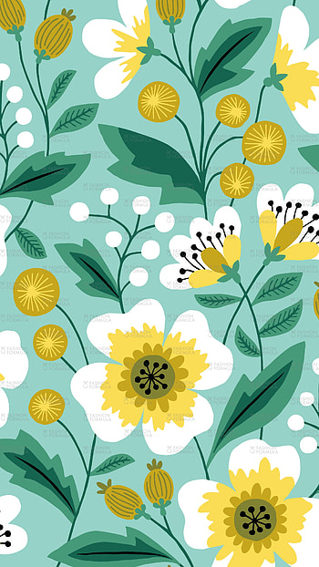 Spoonflower, Yellow Blue HD phone wallpaper