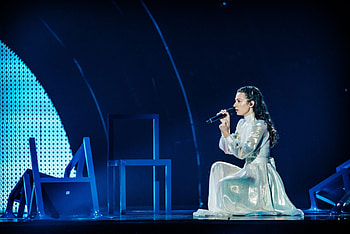 Amanda Georgiadi Tenfjord, Greek singer, All details, Rehearsal HD wallpaper