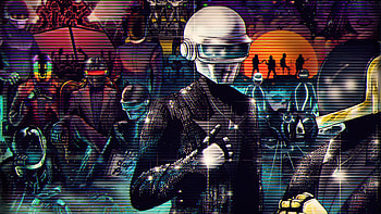 Daftpunk, daft-punk, music, helmet, artist, artwork, digital-art, artstation HD wallpaper