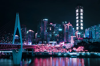 Cities, Night, Building, Lights, Night City, Glow HD wallpaper