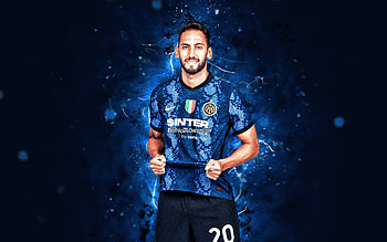 Hakan Calhanoglu, soccer, turkish, inter, football, inter milan HD wallpaper