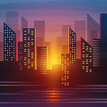 City Buildings Vector Minimalist, minimalism, minimalist, city, buildings, artist, artwork, digital-art, artstation HD phone wallpaper
