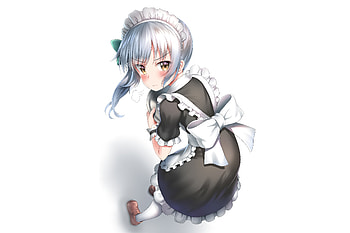 Kasumi, Kancolle, maid, anime girl HD wallpaper