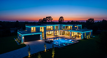 Luxury Home Elegance in Ultra, luxury home, pool, architecture HD wallpaper