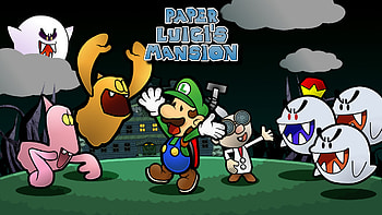 ... Paper Luigi's Mansion by GEO-GIMP HD wallpaper