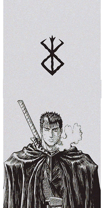 Guts, Art, Berserk, Manga HD phone wallpaper