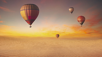 ultra balloon, Background , Incredible heights, Visual delight HD wallpaper