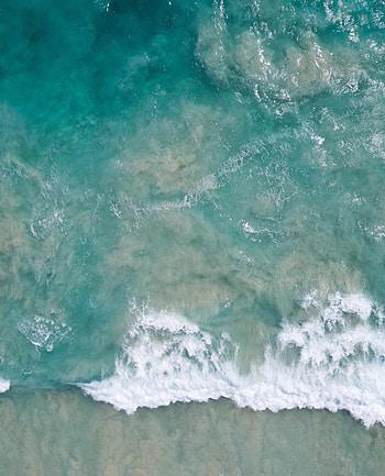 Nature, Water, Waves, View From Above, Ocean HD phone wallpaper