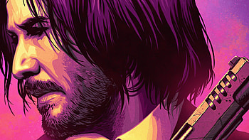 Keanu Reeves, John Wick 3 art, , Stylish HD wallpaper