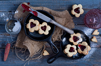 Food, Cookies, Jam, Bakery Products, Baking HD wallpaper