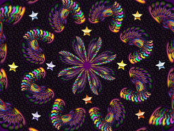 Merming fantasies, colors, fractal HD wallpaper