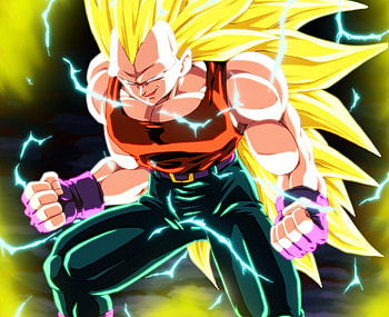 Super Saiyan III Vegeta, super saiyan, electricity, dragonballz, dbz, anime, vegeta, ssj3, dragonballz kai, saiyan HD wallpaper
