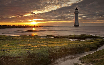 Beautiful lighthouse, Lighthouse , Guided by a lighthouse, Scenic wonder HD wallpaper