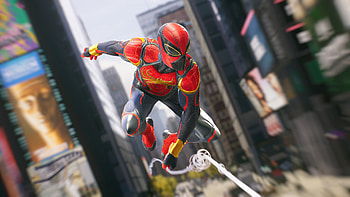 Aurantia Suit Marvels Spiderman 2, marvels-spider-man-2, spider-man-2, spiderman-2, spiderman, 2023-games, games, ps4-games, ps5-games HD wallpaper