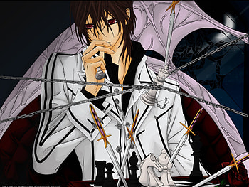 Chains, white, black, white knight, vampire knight, knight, vampire, brown, anime, pants, dark hair, brother, jaket HD wallpaper