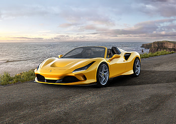 Off-road, car, sports car, Ferrari F8 Spider, 2019 HD wallpaper