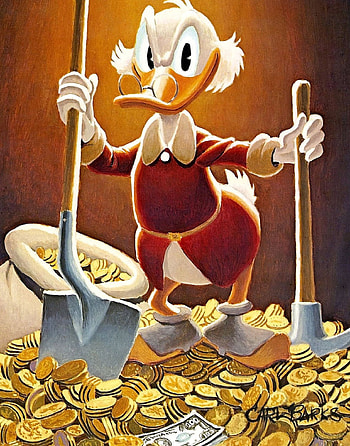 Pick and shovel laborer, Carl Barks, Walt Disney characters HD phone wallpaper