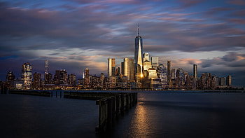 Hoboken New Jersey skyline, , Urban landscape, Cityscape HD wallpaper