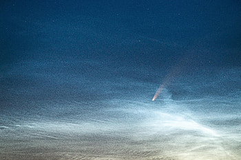 Nature, Sky, Starry Sky, Meteorite, Comet HD wallpaper