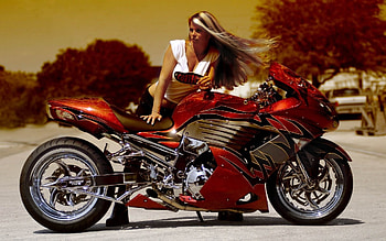 | Background ID:241544. Women Girls & Motorcycles HD wallpaper