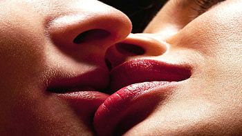 Intimate kisses, Passionate moments, Romantic love, Close-up shots HD wallpaper