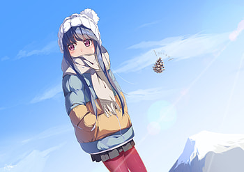Rin Shima, Rin Shima, Anime, Laid-Back Camp HD wallpaper