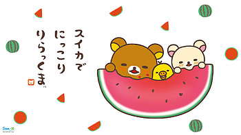 Rilakkuma Watermelon HD wallpaper
