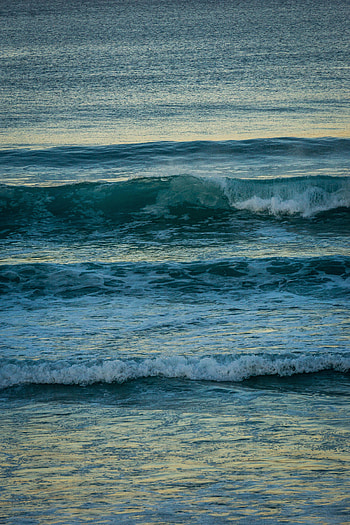 Nature, Waves, Horizon, Ripples, Ripple, Spray HD phone wallpaper
