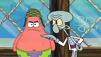 Funny Patrick Star HD wallpaper