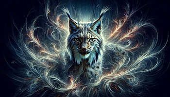 Stunning Lynx in Ultra, lynx, Digital Art, fantasy, animal illustration HD wallpaper