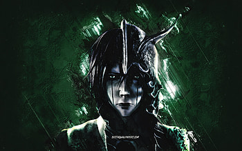Ulquiorra, Bleach, green stone background, Ulquiorra Cifer, Bleach characters, Ulquiorra Bleach, grunge art, Ulquiorra character HD wallpaper