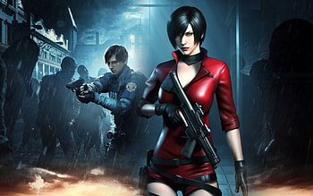 Ada Wong & Leon, Leon S. Kennedy, Ada Wong, video game, Resident Evil 2 (2019) HD wallpaper
