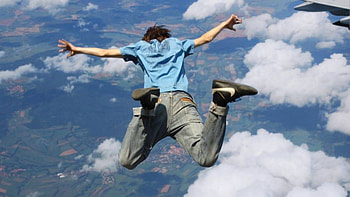 Banzai Skydiving, Soaring through the sky, Majestic views, Unforgettable experiences HD wallpaper