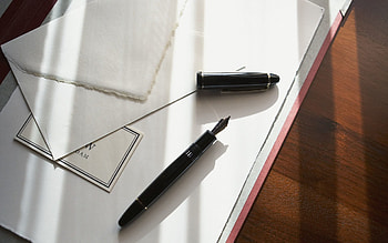 Miscellanea, Miscellaneous, Table, Pen, Envelope HD wallpaper