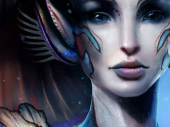 Of the Deep, fin, women, mermiad, fantasy HD wallpaper