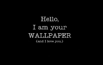 I'm Your and I love You, shadow, black, lmao, funny, lol HD wallpaper