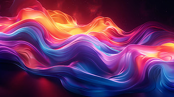 Abstract fluid glow, AI Art, Fluid, Abstract, abstract curves, softglow HD wallpaper