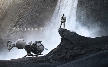 Oblivion, Jack Harper's journey, Sci-fi action, Stunning HD wallpaper