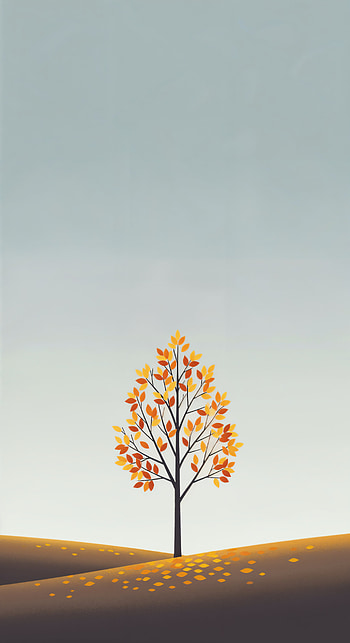 Autumn Calm — for & Android, fall, tree, Autumn, foliage, landscape HD phone wallpaper