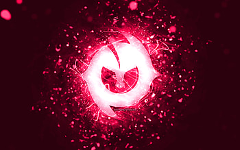 Paulo Dybala pink logo, , pink neon lights, creative, pink abstract background, Paulo Dybala logo, football stars, Paulo Dybala HD wallpaper
