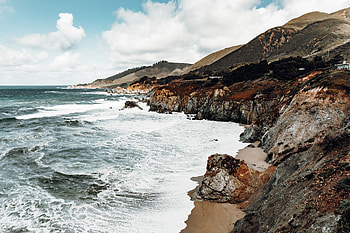 Coast, seashore, nature HD wallpaper