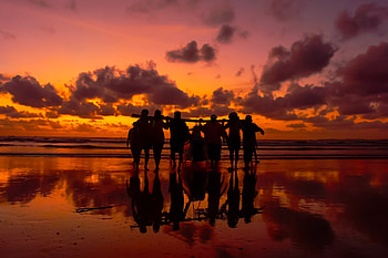 silhouette, graphy, fisherman HD wallpaper