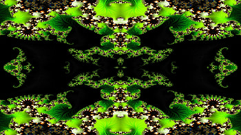 Trippy Psychedelic Fractal, trippy, psychedelic, aesthetic, green, Abstract, fractal, abstract green HD wallpaper