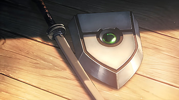 The Katana and the Shield, The Rising of the Shield Hero, shield, katana, Naofumi Iwatani, Anime HD wallpaper