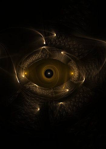 Abstract, Patterns, Form, Fractal, Eye HD phone wallpaper