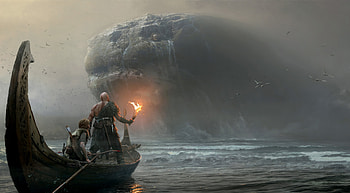 Kratos And Atreus Vs Monster , kratos, god-of-war-4, games HD wallpaper
