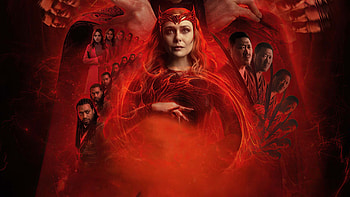 Elizabeth Olsen Scarlet Witch Doctor Strange in the Multiverse of Madness HD wallpaper