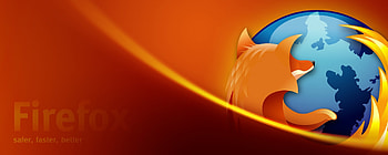 FireFox, blue, browser, orange HD wallpaper