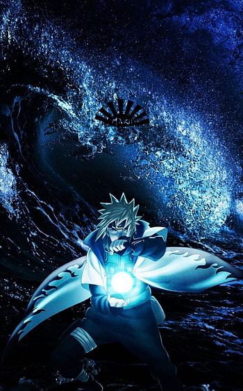 Minato, blue, electric HD phone wallpaper
